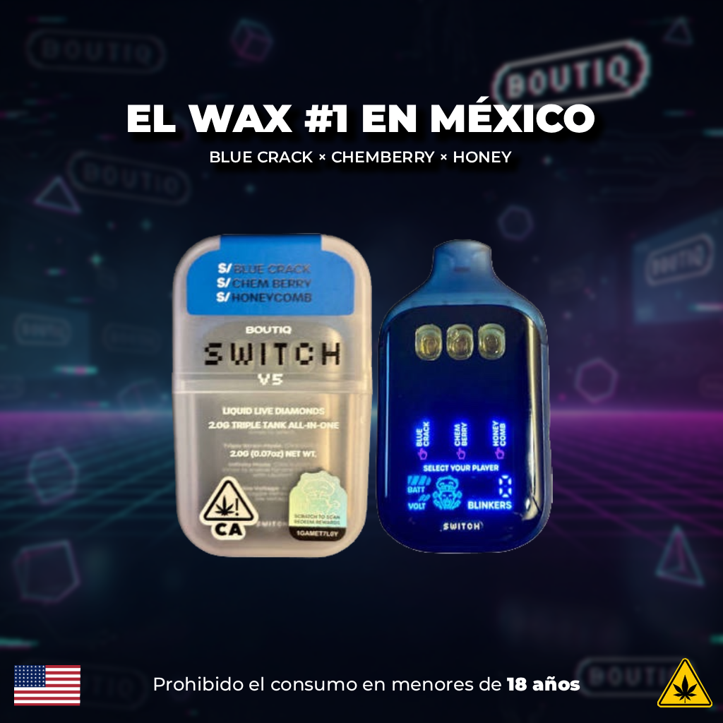 Boutiq Switch V5 Blue Crack x Chemberry x Honey Wax 2G
