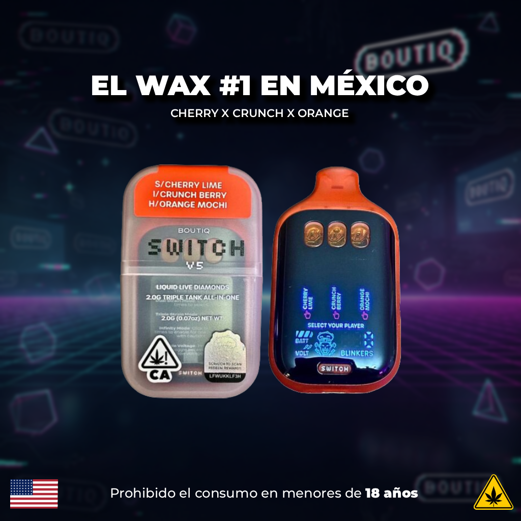 Boutiq Switch V5 Cherry x Crunch Berry x Orange Wax 2G